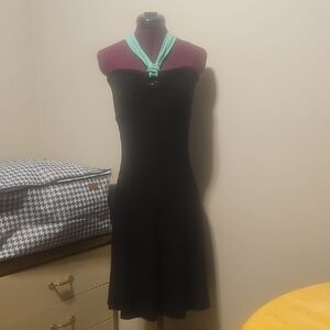 Leona Edminston Black Halter Dress